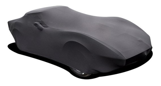 C3 Corvette Black Indoor Satin Stretch Car Cover