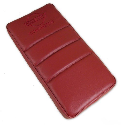 C4 1984-1996 Corvette Leather Console Cushions With C4 Logo