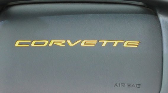 C5 Corvette Domed Dash Lettering Letters Package