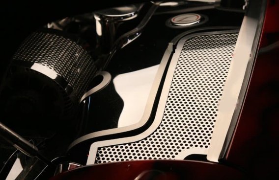 C5 Corvette Perforated Inner Fender Covers Set 