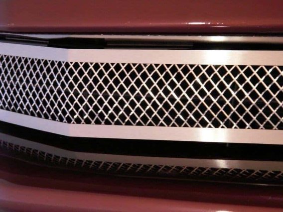 C6 Corvette All Stainless Diamond Laser Cut Mesh Grille