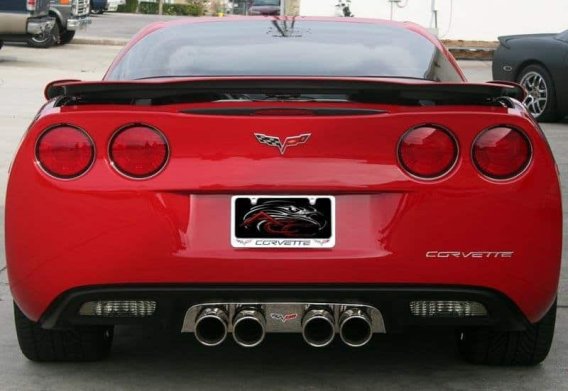 2005-2013 C6 Corvette Chrome Vinyl Tail light Trim Kit