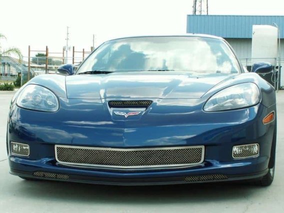 C6 Corvette Diamond Laser Mesh Hood Vent Grille for Z06/ZR1/GS