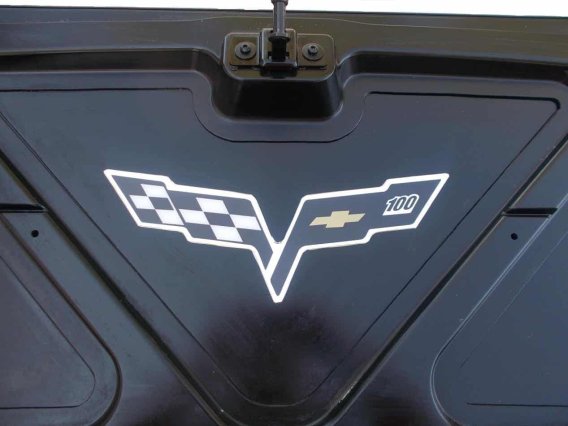 C6 Corvette Centenial Inside Trunk Emblem Decal