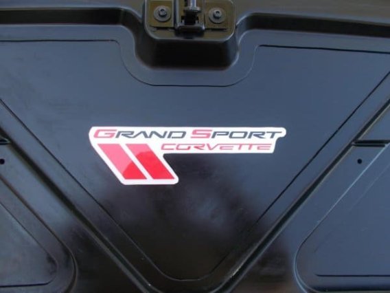 C6 Corvette Grand Sport Inside Trunk Emblem Decal