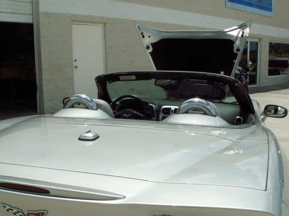 C6 Corvette Polished Stainless Convertible Dress Up Hoops