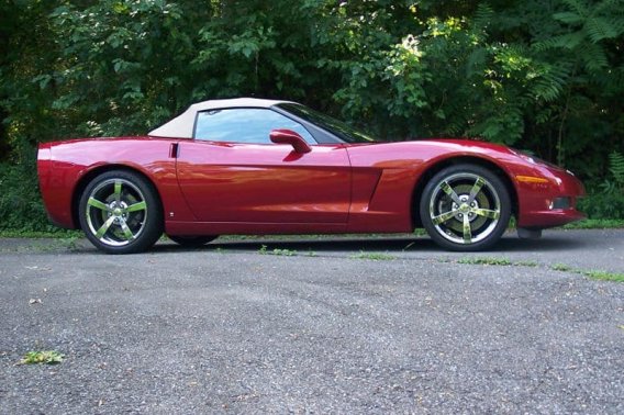 C6 Corvette Convertible Top in Lt Oak/Black Original Twillfast