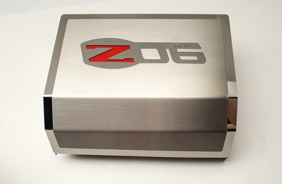 2006-2013 Z06 Corvette - Fuse Box Cover Brushed/Polished Combo with Z06 Logo