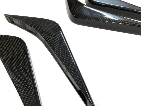 C7 Corvette Carbon Fiber Rear Bumper Cover Fins
