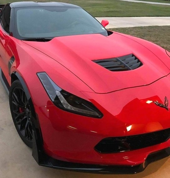 2014-2019 C7 Corvette Vinyl Headlight Eyelids Decals Pair