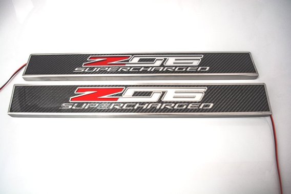 C7 Corvette Illuminated Z06 Door Sill Plates