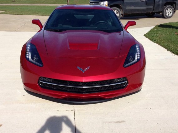 C7 Corvette Painted Front Splitter Stage 1