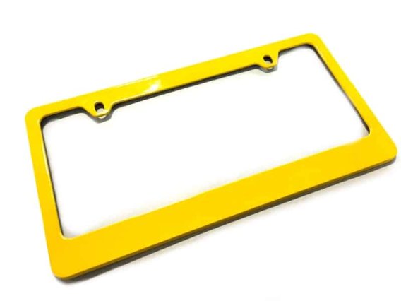 C7 Corvette Painted Rear License Plate Frame