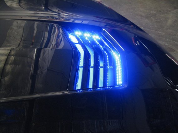 C7 Corvette RGB Fender Cove/Hood LED Lighting Kit With Key Fob Control