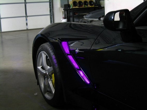 C7 Corvette RGB Complete Exterior LED Lighting Kit With Key Fob Control