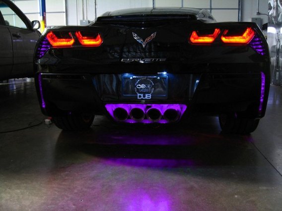 C7 Corvette RGB Rear Fascia LED Lighting Kit