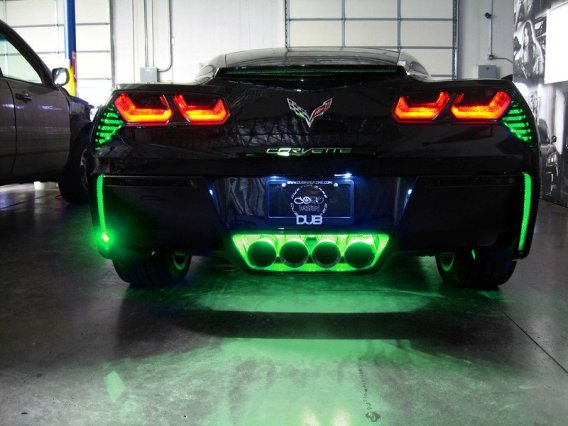 C7 Corvette RGB Rear Fascia LED Lighting Kit