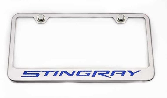 C7 Corvette Stingray License Plate Frame