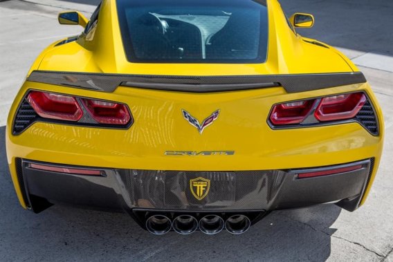 C7 Corvette Trufiber Rear Exhaust Surround Bezel