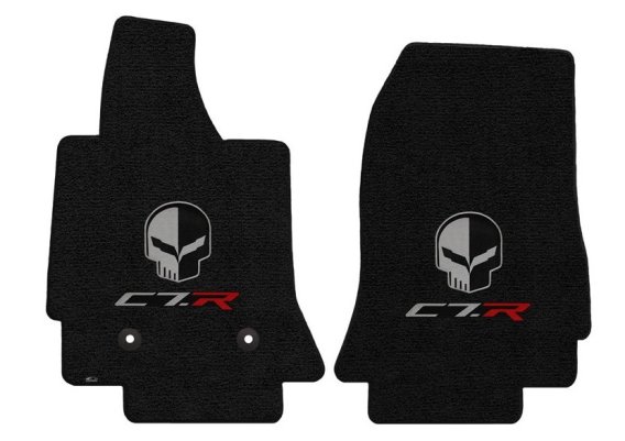 2014-2019 C7 Corvette Lloyd Mats C7R Scripts + Jake Logo