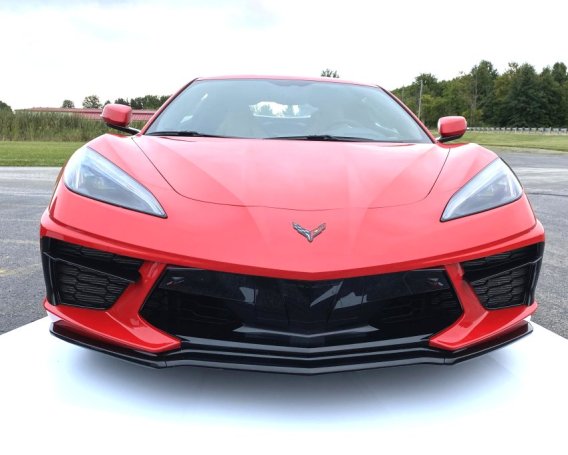 2020 C8 Corvette Carbon Flash Painted Front Splitter