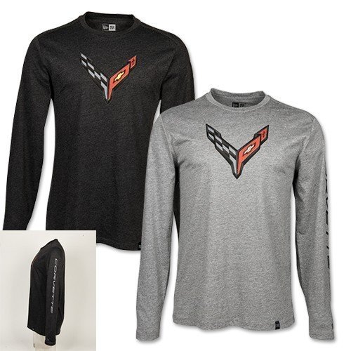 C8 Corvette Carbon Flash Long Sleeve T-Shirt