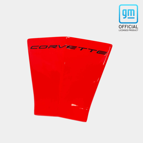 2020-2023 C8 Corvette Front Bumper License Tag Insert CORVETTE Logo