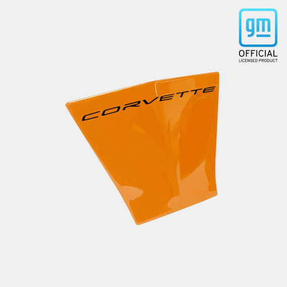 2020-2023 C8 Corvette Front Bumper License Tag Insert CORVETTE Logo