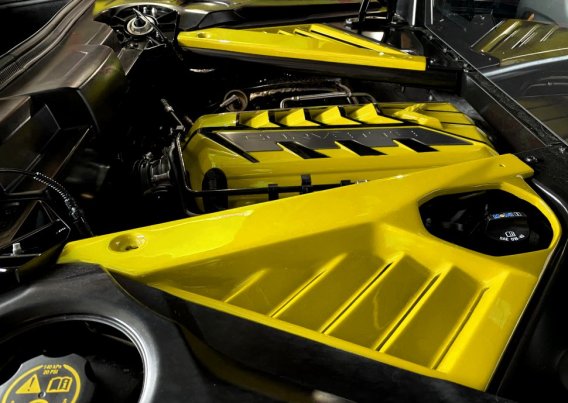C8 Corvette Painted Engine Bay Compartment Filler Covers