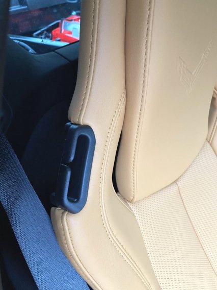 2020 C8 Corvette Seat Belt Guide Anti-Belt Pop Guards Clips