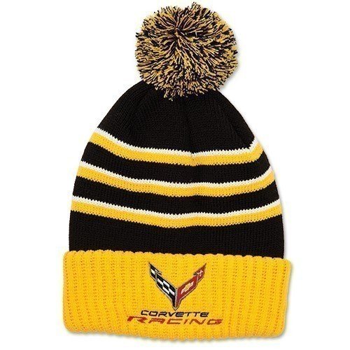 C8 Next Gen Corvette Racing Beanie Cap w/Pom