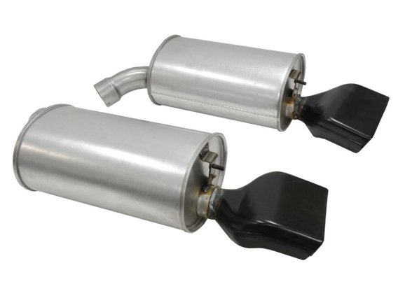 1992-1996 C4 Corvette Mufflers- Aluminized w/LT-1 Tips