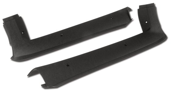 Pillar Posts- Charcoal For 1982 Corvette