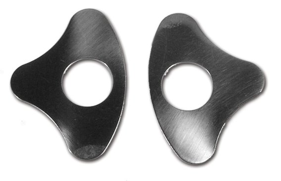 Softtop Latch Striker Plates- For 1953-1955 Corvette