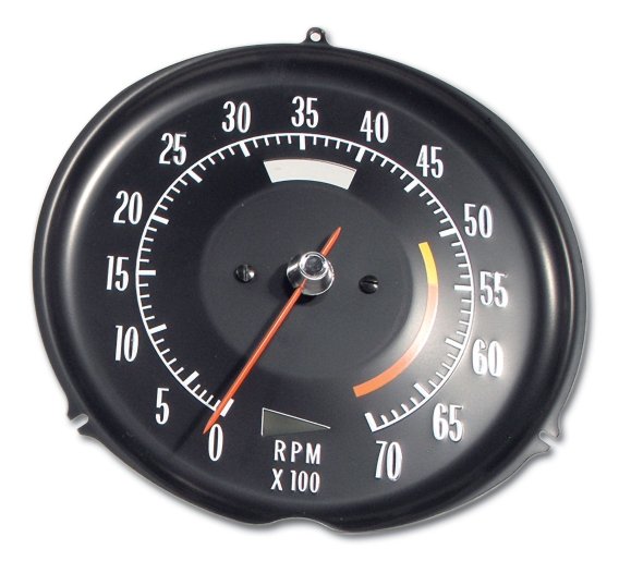 Tachometer- 5500 RPM For 1972-1974 Corvette