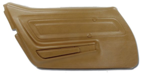 Door Panel- Dark Saddle LH For 1970-1972 Corvette