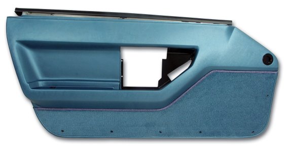 Door Panel- Blue LH For 1986-1989 Corvette
