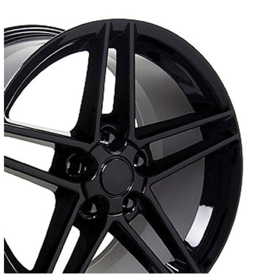 C6 Z06 Wheel - Black 19x10 For 2005-2013 Corvette