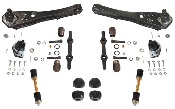 Grab-A-Trak Suspension Rebuild 4 Bolt Ball Joints For 1965-1966 Mustang