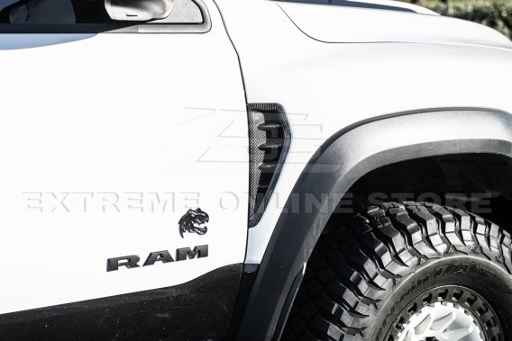 2019-2024 Ram 1500 TRX Carbon Fiber Side Door Fender Vent Trim