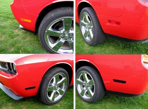 2008-2014 Dodge Challenger Acrylic Side Marker Blackout Kit