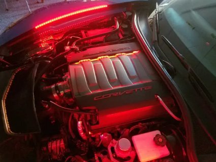 2014-2019 C7 Corvette Complete RGB Engine Bay LED Lighting Kit (Color Changing)