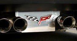 C6 2005-2013 Corvette Stainless Steel Exhaust Plate