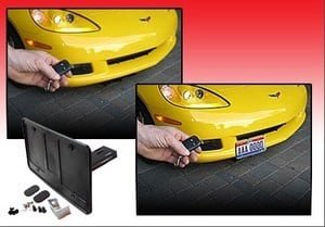 Corvette C5 "Remote Control" Show/Go License Plate Frame