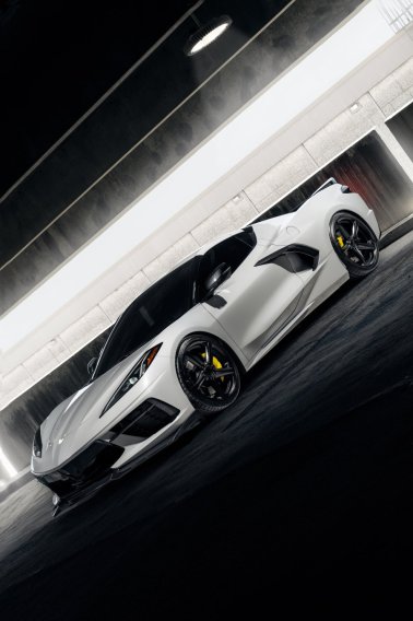 2020-2023 C8 Corvette Reproduction Replica Satin Black 5-Spoke Rim Wheels Package