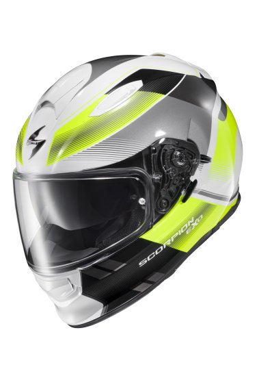 ScorpionEXO Ryzer Full Face Motorcycle Helmet with Pinlock Ready Shield with Integrated Speaker P...