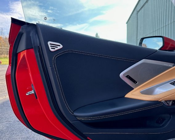 2020-2025 C8 Corvette Billet Aluminum Door Speaker Tweeter Covers