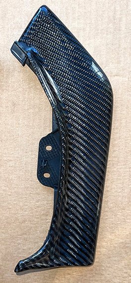 2020-2025 C8 Corvette High Gloss Carbon Fiber Passenger Side Dash Speaker Cover Replacement