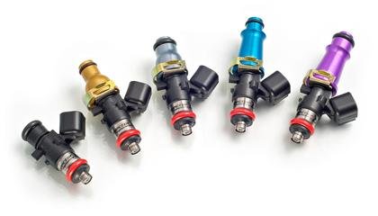 Injector Dynamics 1340cc Injectors-48mm Length-14mm Grey Top-14mm L O-Ring(R35 Low Spacer)(Set of...
