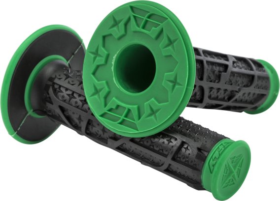 Fly Racing Pilot II MX Grips Green/Black